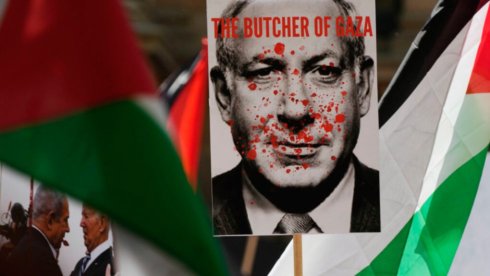 the butcher of gaza netanyahu